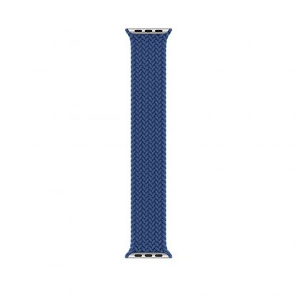 Sdesign Braided SoloLoop Band - текстилна каишка за Apple Watch 42мм, 44мм (тъмносин)