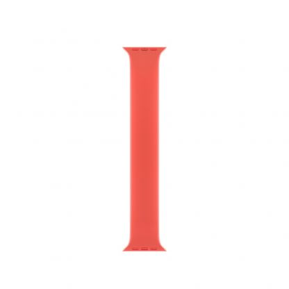 Sdesign Silicone SoloLoop Band - силиконова каишка за Apple Watch 38мм, 40мм (светлочервен)