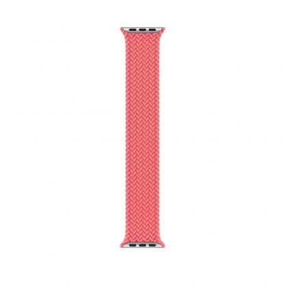 Sdesign Braided SoloLoop Band - текстилна каишка за Apple Watch 38мм, 40мм (розов)