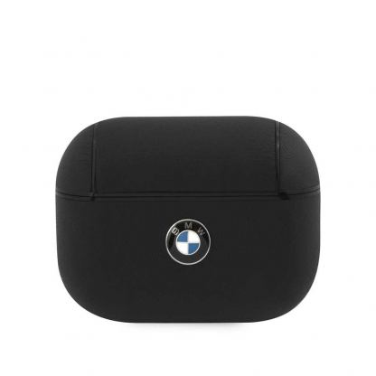 BMW Signature Leather Case - кожен кейс (естествена кожа) за Apple Airpods Pro (черен)