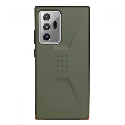 Urban Armor Gear Civilian - удароустойчив хибриден кейс за Samsung Galaxy Note 20 Ultra (зелен)