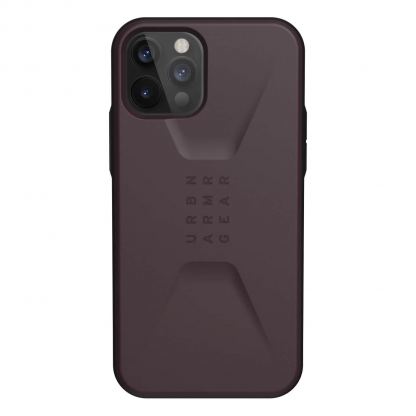 Urban Armor Gear Civilian - удароустойчив хибриден кейс за iPhone 12, iPhone 12 Pro (лилав)