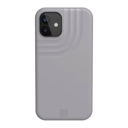 Urban Armor Gear U Anchor Case - удароустойчив хибриден кейс за iPhone 12 mini (сив)