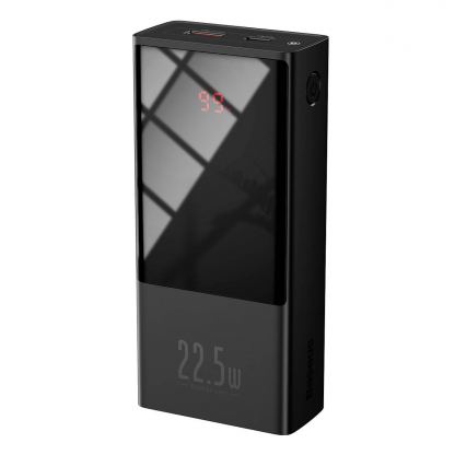 Baseus Super Mini 22.5W Power Bank 20000mAh (PPMN-C01) - външна батерия 22.5W с USB и USB-C изходи и с технология за бързо зареждане (черен)