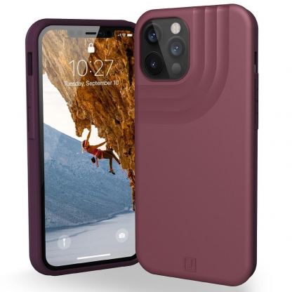 Urban Armor Gear U Anchor Case - удароустойчив хибриден кейс за iPhone 12 Pro Max (лилав)