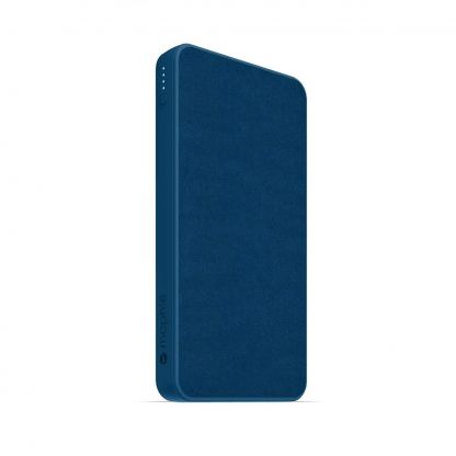 Mophie Powerstation Fabric 10000mAh Dual Port USB-C & USB-A Power Bank - външна батерия 10000mAh с USB-C и USB-A изходи за зареждане на мобилни устройства (син)