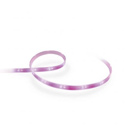 Philips Hue Lightstrip Plus V4 EMEA 2m - 2 метра светеща лента с бяла и цветна светлина за безжично управляемо осветление за iOS и Android устройства 