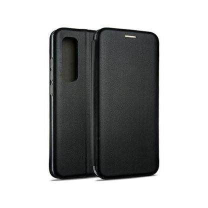 Beline Etui Book Case - хоризонтален кожен калъф с магнит тип портфейл за Samsung Galaxy S21 (черен)