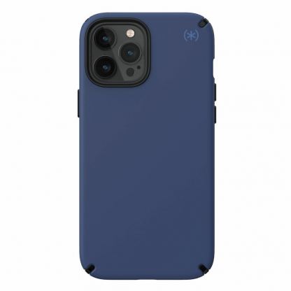 Speck Presidio 2 Pro Case - удароустойчив хибриден кейс за iPhone 12 Pro Max (тъмносин)