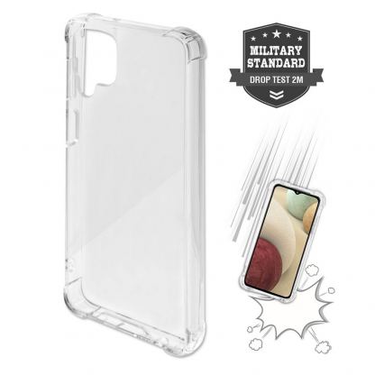 4smarts Hard Cover Ibiza - хибриден удароустойчив кейс за Samsung Galaxy A12 (прозрачен)