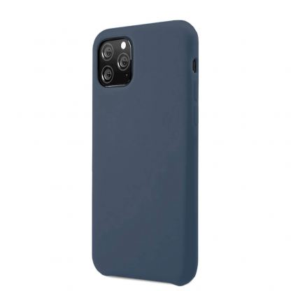 Vennus Silicone Case - силиконов (TPU) калъф за Samsung Galaxy A20s (тъмносин)