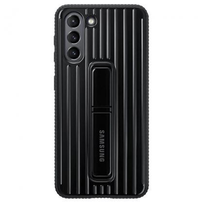 Samsung Protective Standing Cover EF-RG991CB - оригинален хибриден кейс за Samsung Galaxy S21 (черен)