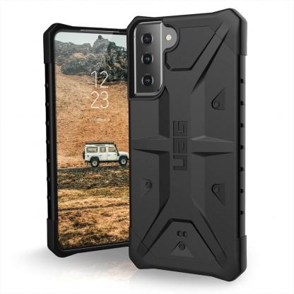 Urban Armor Gear Pathfinder Case - удароустойчив хибриден кейс за Samsung Galaxy S21 Plus (черен)