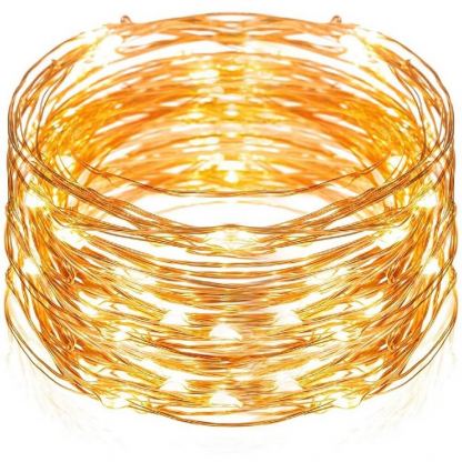 TechRise 1503-STR-LIGHT Led String Lights - 5 метра светеща лента с топла бяла светлина
