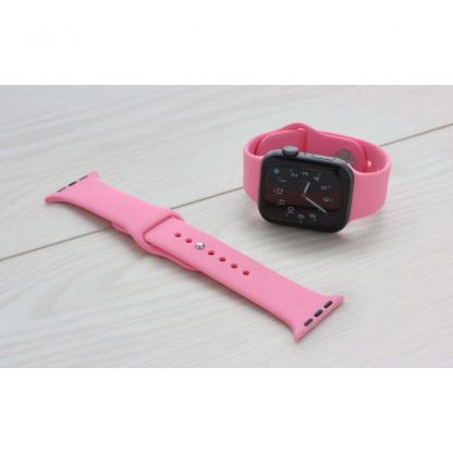 Torrii Silicone Band - силиконова каишка за Apple Watch 42мм, 44мм (розов)