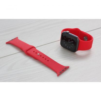 Torrii Silicone Band - силиконова каишка за Apple Watch 42мм, 44мм (червен)