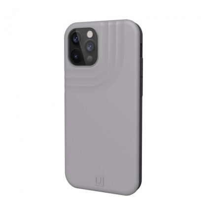 Urban Armor Gear U Anchor Case - удароустойчив хибриден кейс за  iPhone 12, iPhone 12 Pro (сив)