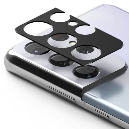 Ringke Camera Styling Lens Glass - предпазна плочка за камерата на Samsung Galaxy S21 Ultra (черен)