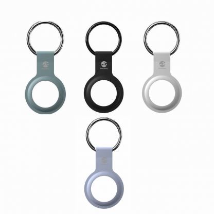 SwitchEasy Skin Silicone Keyring 4-Pack - комплект от 4 броя силиконови ключодържатели за Apple AirTag (различни цветове)