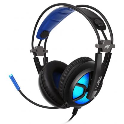 Abko Ncore LED 7.1 Gaming Headset B581 - RGB гейминг слушалки с микрофон и USB връзка (черен)