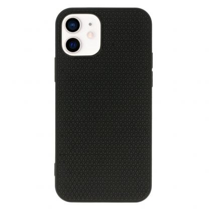 Tel Protect Liquid Air Case - силиконов (TPU) калъф за iPhone 12 Pro Max (черен) 