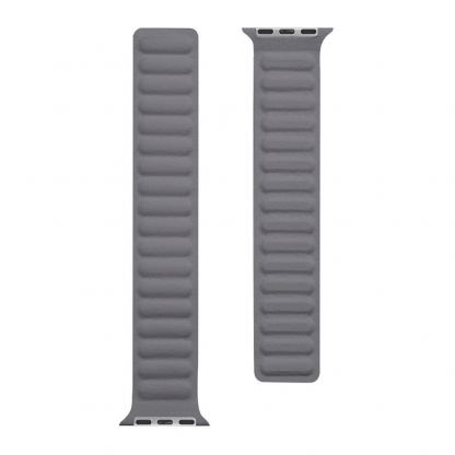 Tactical 725 Leather Loop Band - кожена каишка от естествена кожа за Apple Watch 38мм, 40мм (сив)