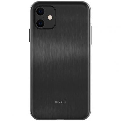 Moshi iGlaze SnapTo&#170; Case - хибриден удароустойчив кейс за iPhone 11 (черен)