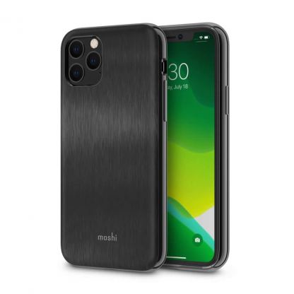 Moshi iGlaze SnapTo&#170; Case - хибриден удароустойчив кейс за iPhone 11 Pro (черен)