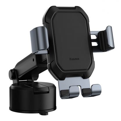 Baseus Tank Gravity Car Mount (SUYL-TK01) - поставка за таблото на кола  за смартфони с дисплей от 4.7 до 6 инча (черен)