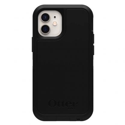 Otterbox Defender XT Case - хибриден удароустойчив кейс с вграден магнитен конектор (MagSafe) за iPhone 12 mini (черен)