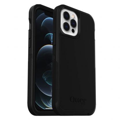 Otterbox Defender XT Case - хибриден удароустойчив кейс с вграден магнитен конектор (MagSafe) за iPhone 12 Pro Max (черен)