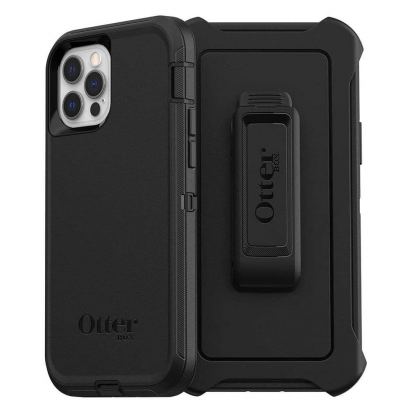 Otterbox Defender Case - изключителна защита за iPhone 12 Pro Max (черен) (retail)