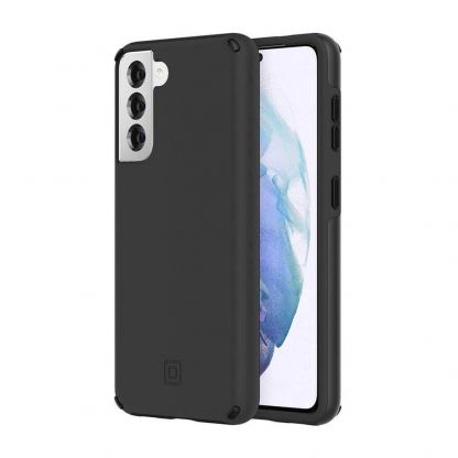 Incipio Duo Case - удароустойчив хибриден кейс за Samsung Galaxy S21 (черен)