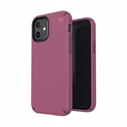 Speck Presidio 2 Pro Case - удароустойчив хибриден кейс за iPhone 12, iPhone 12 Pro (розов)