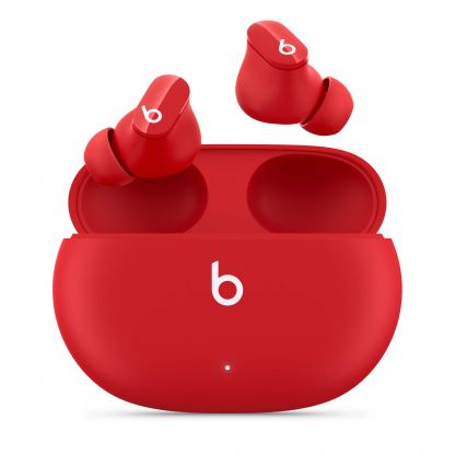 Beats Studio Buds True Wireless Noise Cancelling Earphones - уникални блутут слушалки с кейс за зареждане (червен)