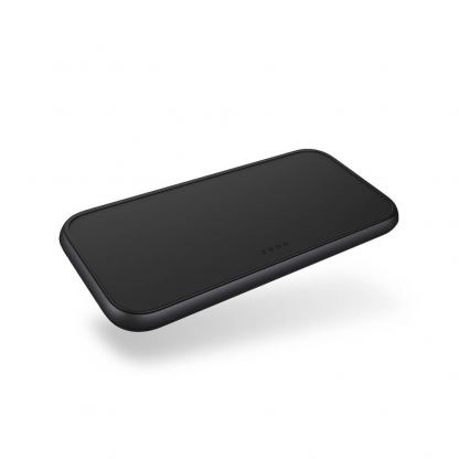 Zens Aluminium Dual 5-Coils Wireless Charger with USB-C 45W Charger ZEDC11B00 - двойна станция за безжично зареждане на Qi съвместими устройства и 45W захранване (черен)