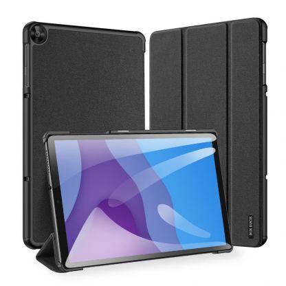 DUX DUCIS Domo Tablet Case - полиуретанов калъф и поставка за Lenovo TAB M10 HD Gen2 10.1 (черен)