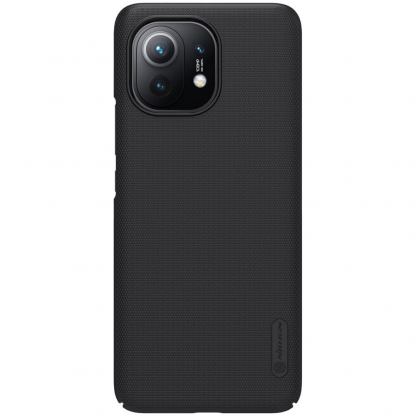 Nillkin Super Frosted Shield Case - поликарбонатов кейс за Xiaomi Mi 11 Lite, Mi 11 Lite 5G (черен)