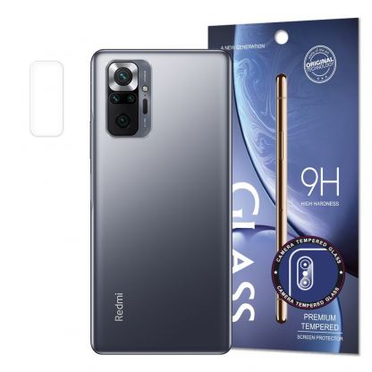 Premium Tempered Camera Glass Protector 9H - калено стъклено защитно покритие за камерата на Xiaomi Redmi Note 10 Pro (прозрачен)