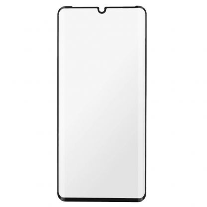 Prio 3D Glass Full Screen Curved Tempered Glass - калено стъклено защитно покритие за Huawei P30 Pro (черен-прозрачен)