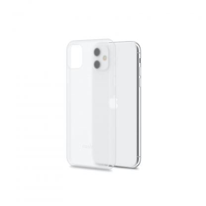 Moshi SuperSkin - тънък силиконов (TPU) калъф (0.35 mm) за iPhone 11 (прозрачен-мат)