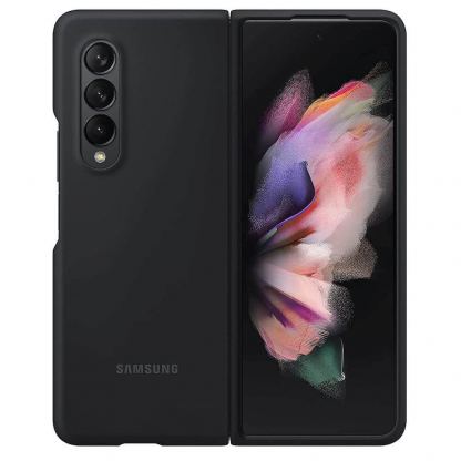 Samsung Silicone Cover EF-PF926TBEGWW - оригинален силиконов кейс за Samsung Galaxy Z Fold 3 (черен)