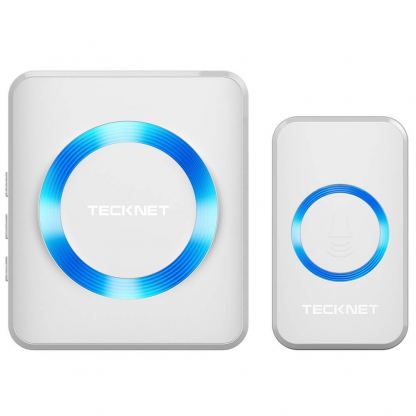 TeckNet HDW01878WU01 (WA878) Plug-In Wireless Doorbell -  безжичен звънец за входна врата (бял) 