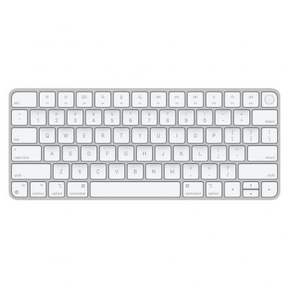 Apple Magic Wireless Keyboard with Touch ID US English - безжична клавиатура за Mac компютри с M1 процесор (сребрист-бял) (модел 2021)