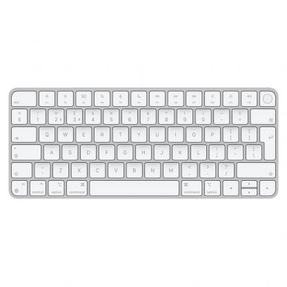Apple Magic Wireless Keyboard with Touch ID BG - безжична клавиатура за Mac компютри с M1 процесор (сребрист-бял) (модел 2021)