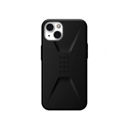 Urban Armor Gear Civilian - удароустойчив хибриден кейс за iPhone 13 (черен)