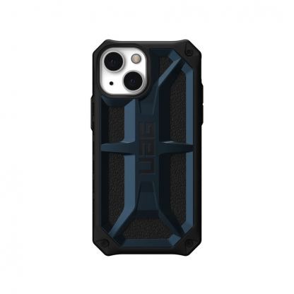 Urban Armor Gear Monarch Case - удароустойчив хибриден кейс за iPhone 13 mini (син)