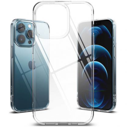 Ringke Fusion Crystal Case - хибриден удароустойчив кейс за iPhone 13 Pro (прозрачен)