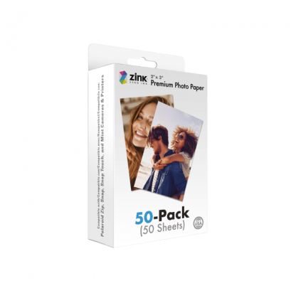 Zink Premium Photo Paper - фотохартия Zink 2x3 инча (50 пакета) за Polaroid Snap, Snap Touch и др.