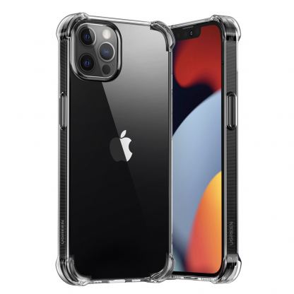 Ugreen Airbag Case - удароустойчив силиконов (TPU) калъф за iPhone 13 Pro (прозрачен)